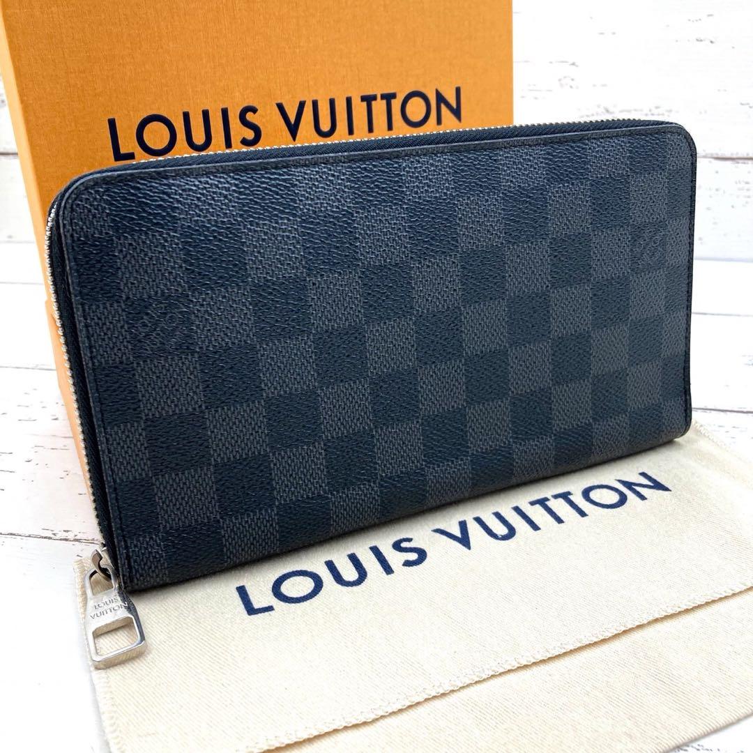 【極美品】ルイヴィトン ジッピーオーガナイザー ダミエ グラフィット 長財布