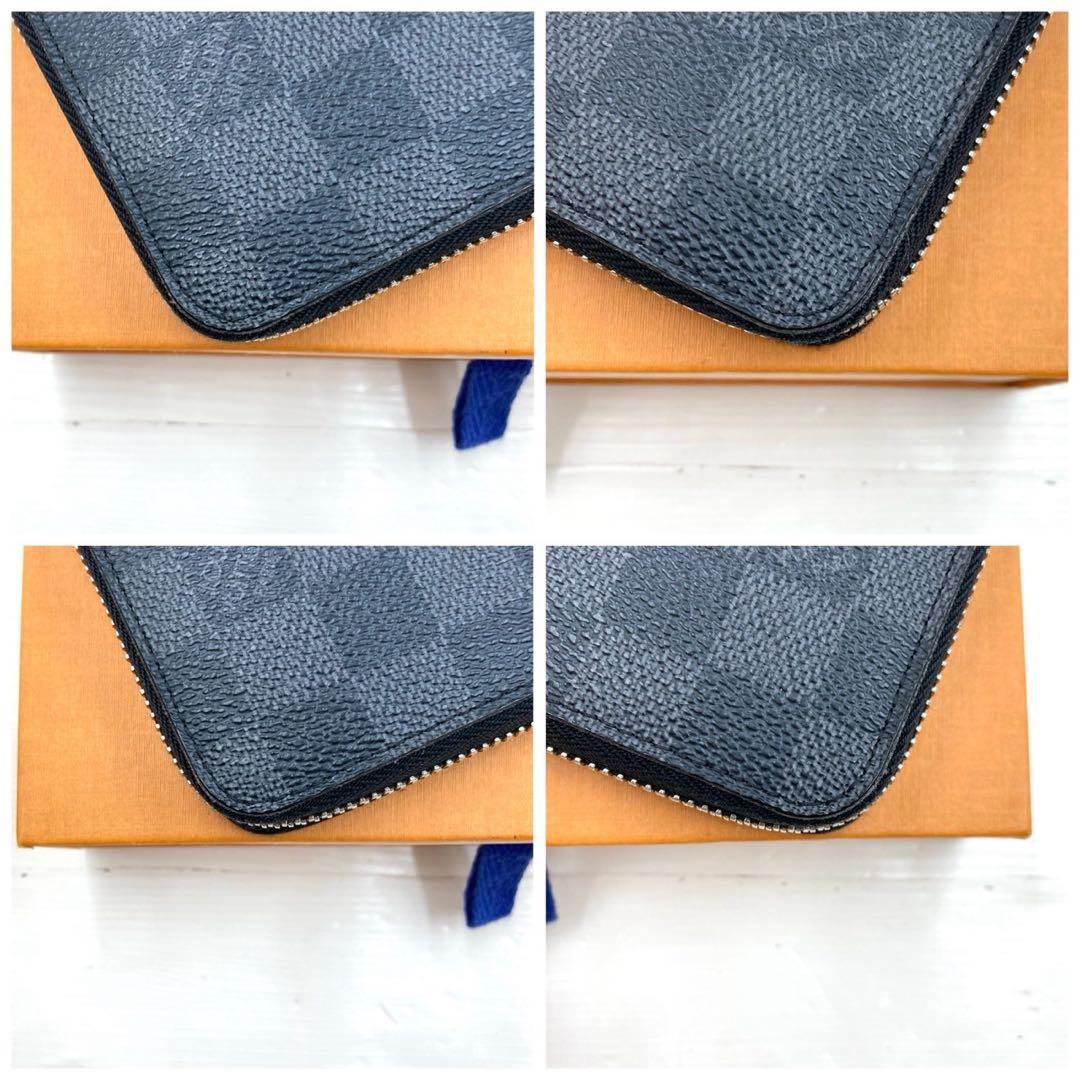 【極美品】ルイヴィトン ジッピーオーガナイザー ダミエ グラフィット 長財布