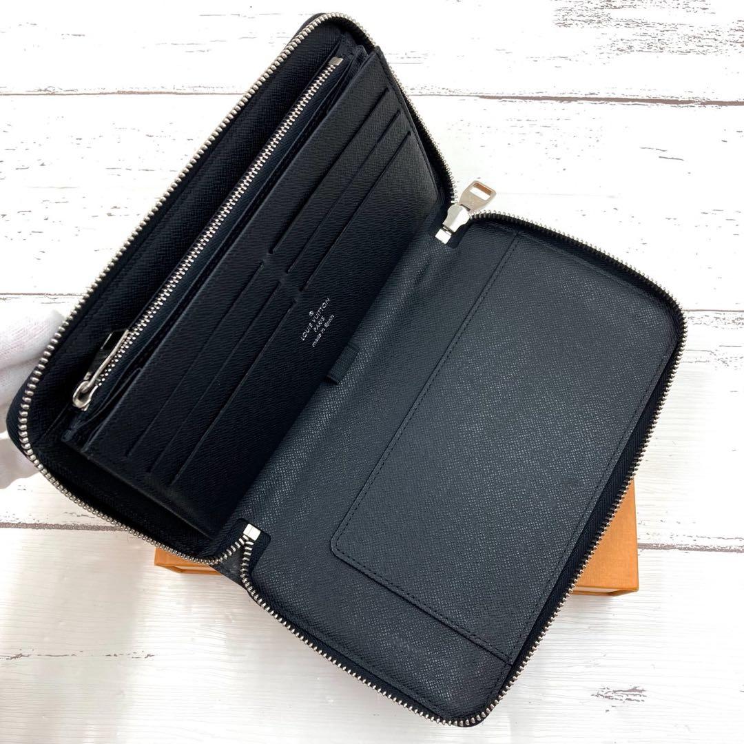 【極美品】ルイヴィトン ジッピーオーガナイザー ダミエ グラフィット 長財布