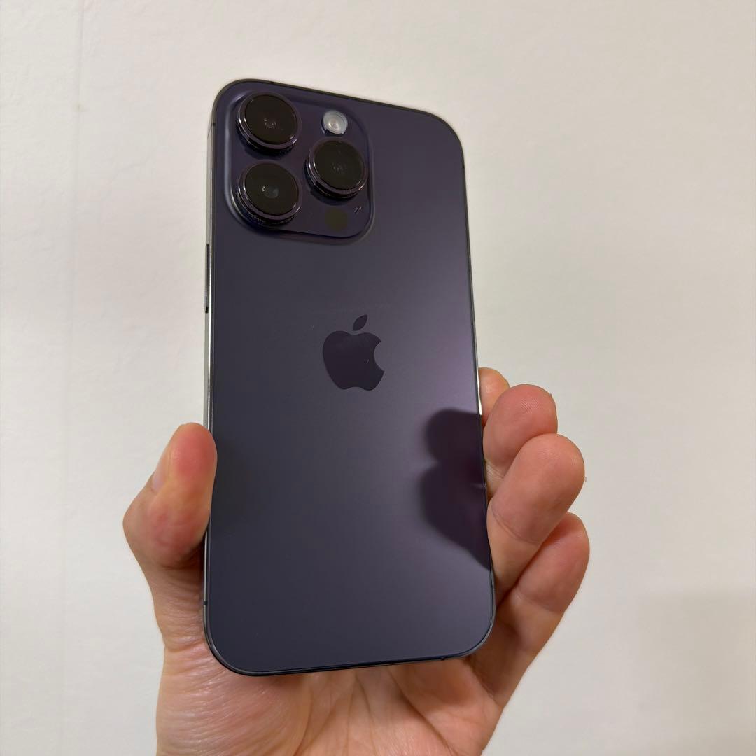 良好　iPhone14pro 256GB ディープパープル SIMフリー