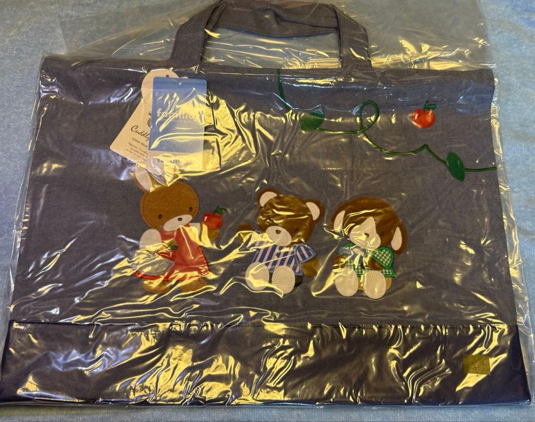 未使用　ファミリア　カドリーブラウン　コラボ　デニムバッグ