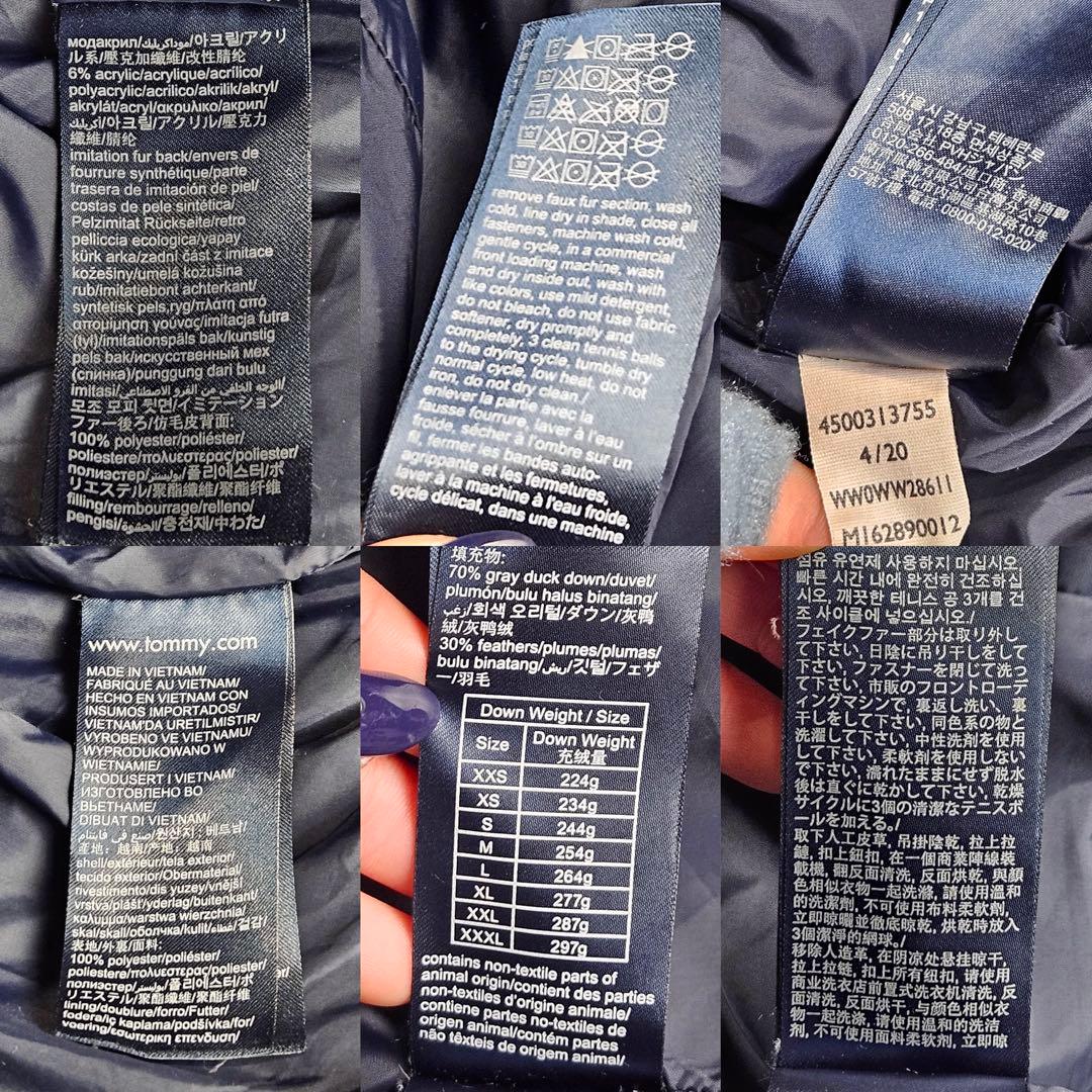   トミーヒルフィガーフーディダウンコート