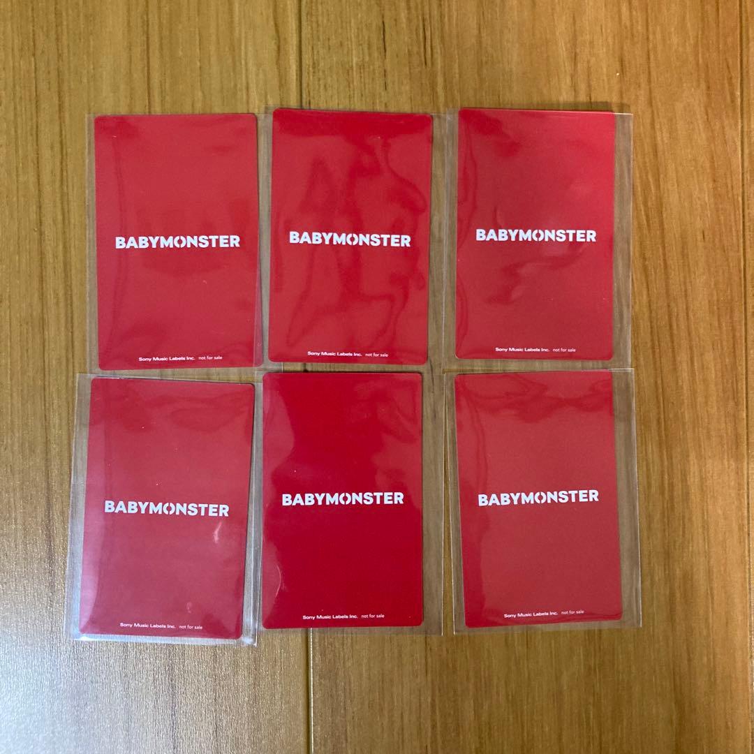 BABYMONSTER ベビモン 会場 トレカ type A 6種コンプ ⑦