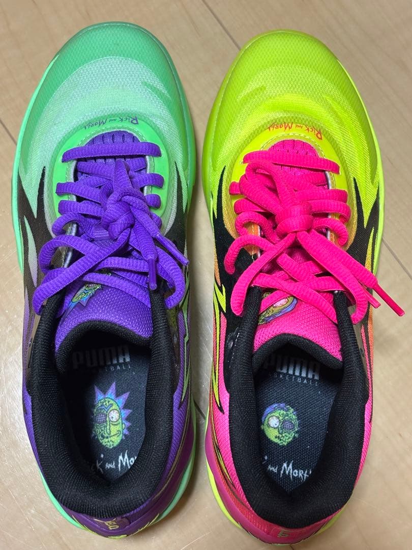 PUMA × Rick and Morty コラボ バスケットボールシューズ