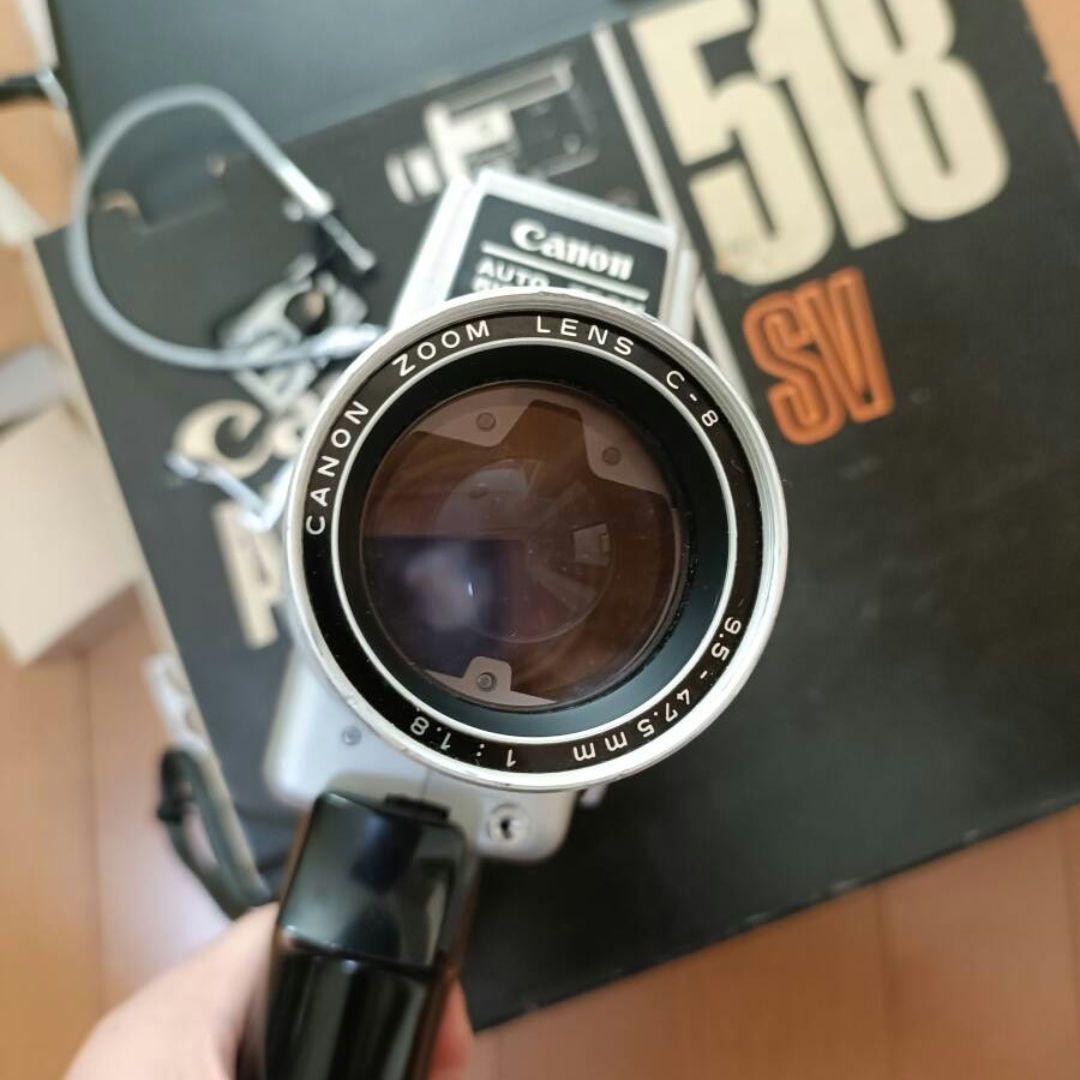 Canon 518 SV super ビデオカメラ　箱、バック付き