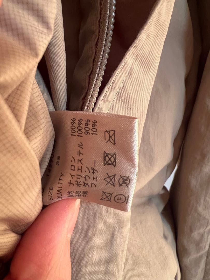 Todayful Monster down coat オリーブ 38