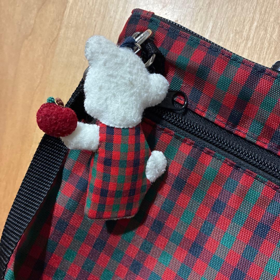 ファミリア サコッシュ ショルダーバッグ(XFレッド)