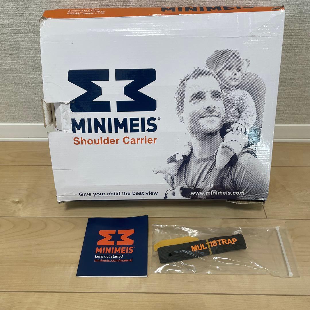 【美品】MINIMEIS ネイビー ベビーキャリア　肩車キャリア