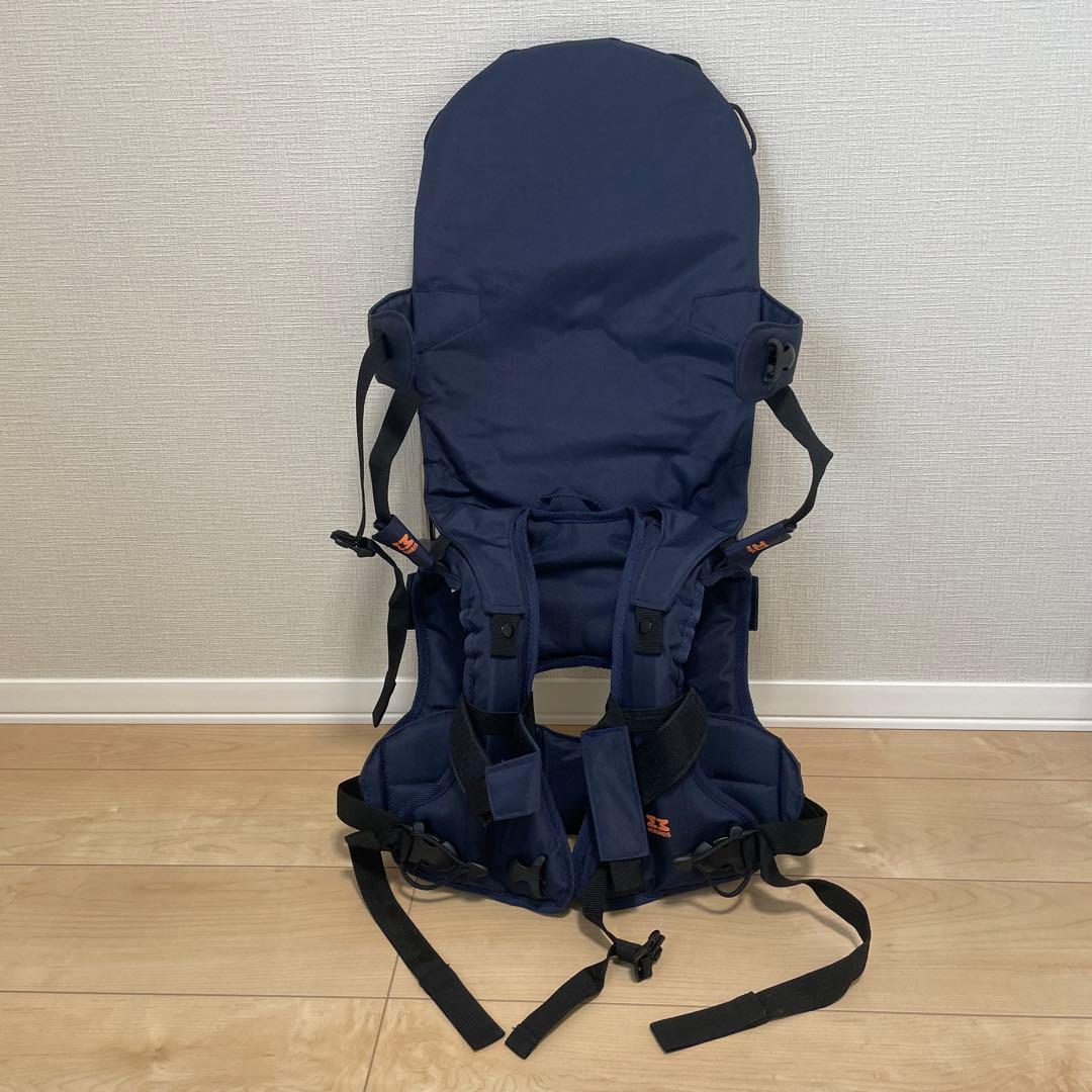 【美品】MINIMEIS ネイビー ベビーキャリア　肩車キャリア