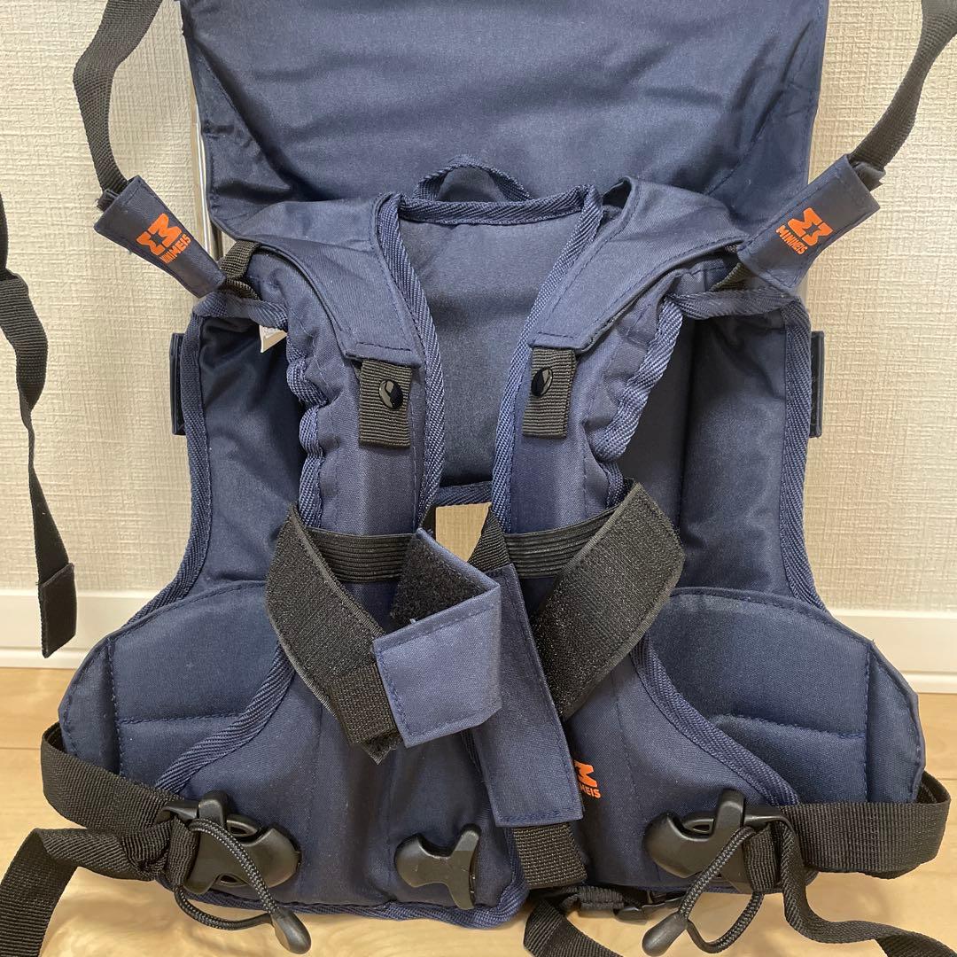 【美品】MINIMEIS ネイビー ベビーキャリア　肩車キャリア