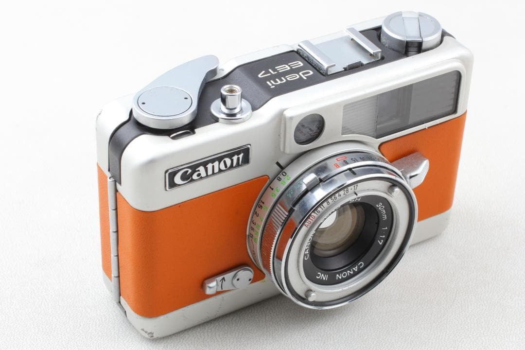 【整備済　並品】オーカー色 Canon Demi EE17露出計不良 #1369