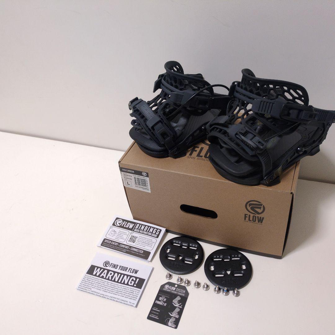 FLOW 【L 未使用に近い】NX2-CARBON FUSION ビンディング