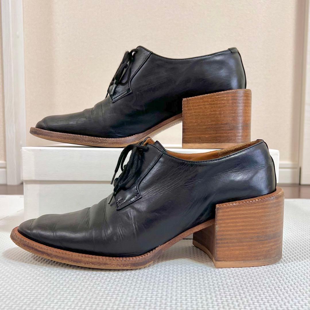 n*s様 【VERONIQUE BRANQUINHO】チャンキーヒール レザーシ