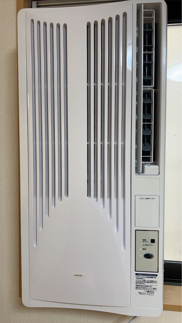 窓用エアコン 冷房機能 リモコン付き