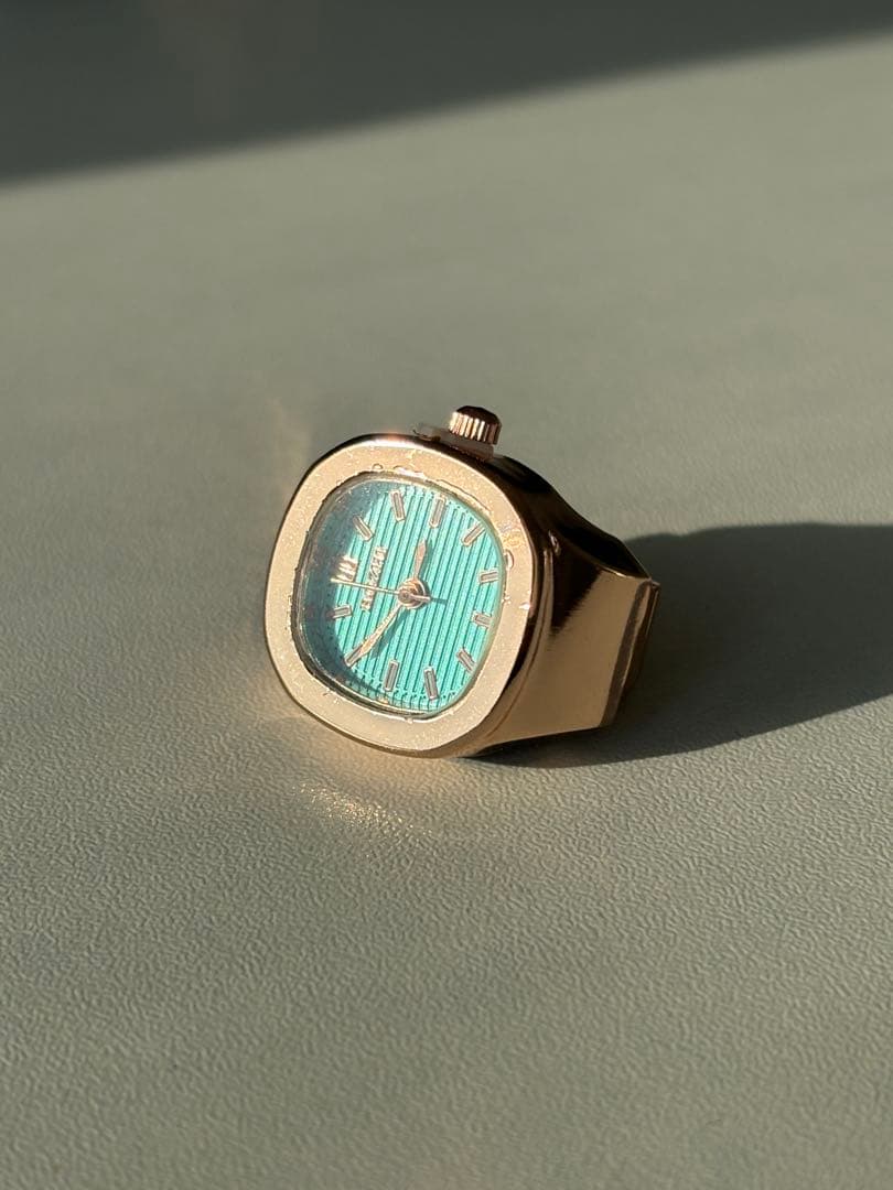 アクセサリー Bozhirings NAUTILUS RING / ROSE BLUE