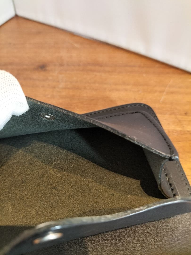 未使用品　アルズニ　パイソン　二つ折り財布　ウォレット　タイガーアイ