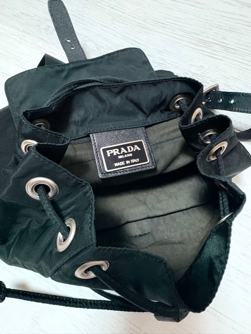 PRADA ブラック ナイロン バックパック