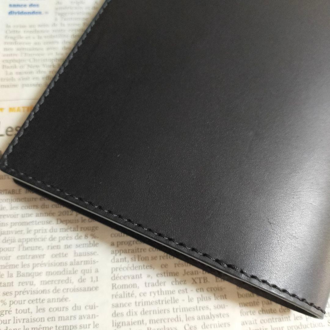 【まや】栃木レザー　ノートカバー