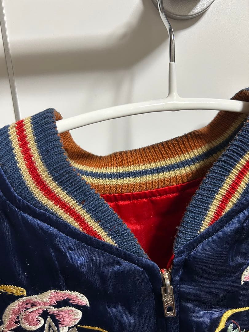 【大国町】 テーラー東洋　Mサイズ　龍刺繍　リバーシブル　スカジャン