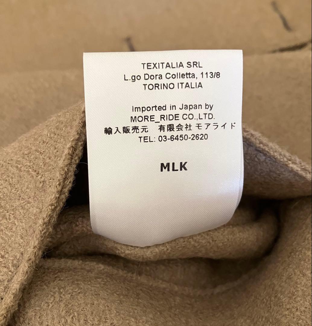 Harris Wharf London プレスドウールコート　キャメル　38