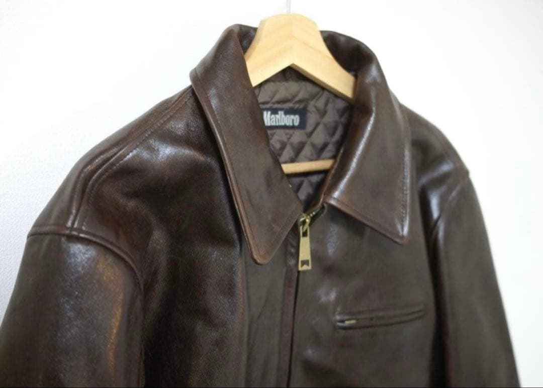 Marlboro leather mini jacket マルボロ