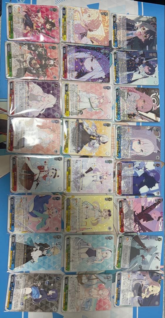 ヴァイスシュヴァルツ ブルアカ　1弾＋2弾＋TD RR以下4コン（1枚のみ欠損