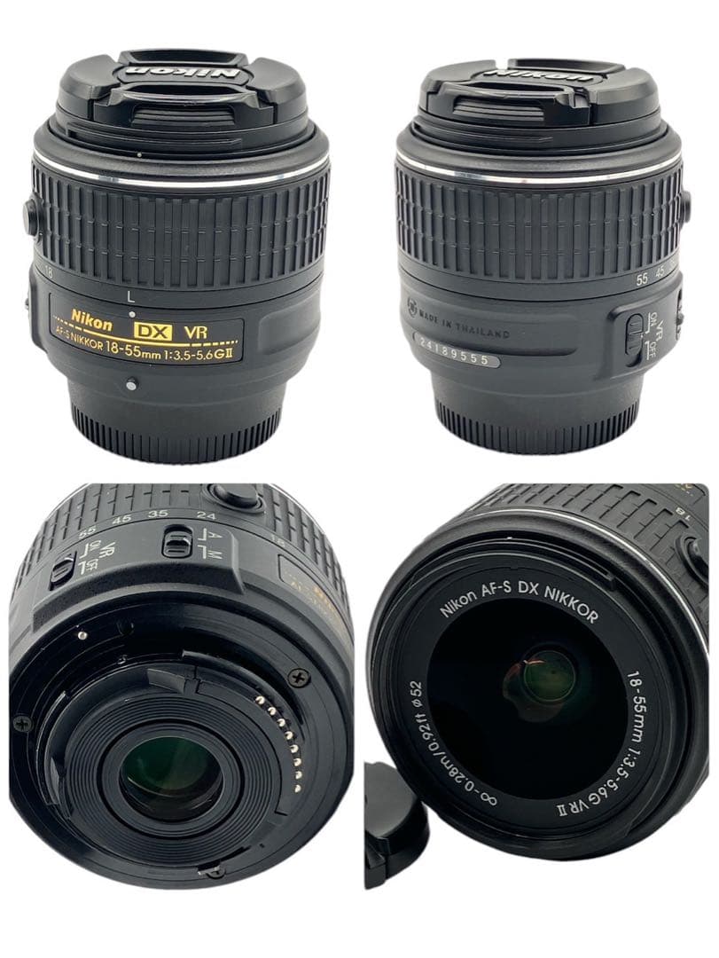 Nikon デジタル一眼レフカメラ D5500 ダブルズームキット BLACK