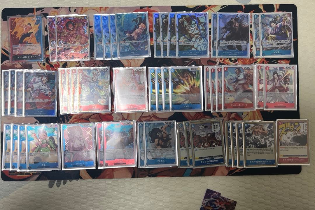 赤青エース　デッキ　スリーブ付き