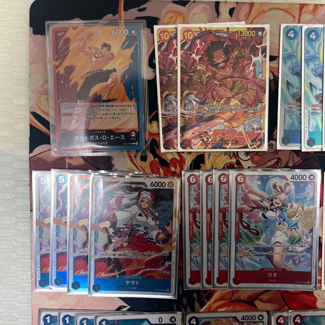 赤青エース　デッキ　スリーブ付き