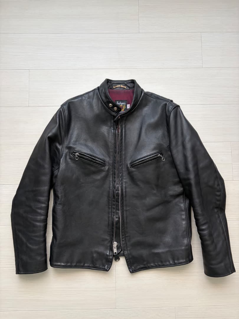 Schott 641XX シングルライダース 40 ステアハイド 逆ハ
