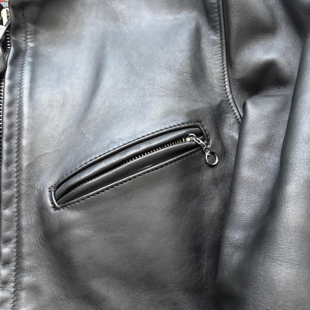 Schott 641XX シングルライダース 40 ステアハイド 逆ハ