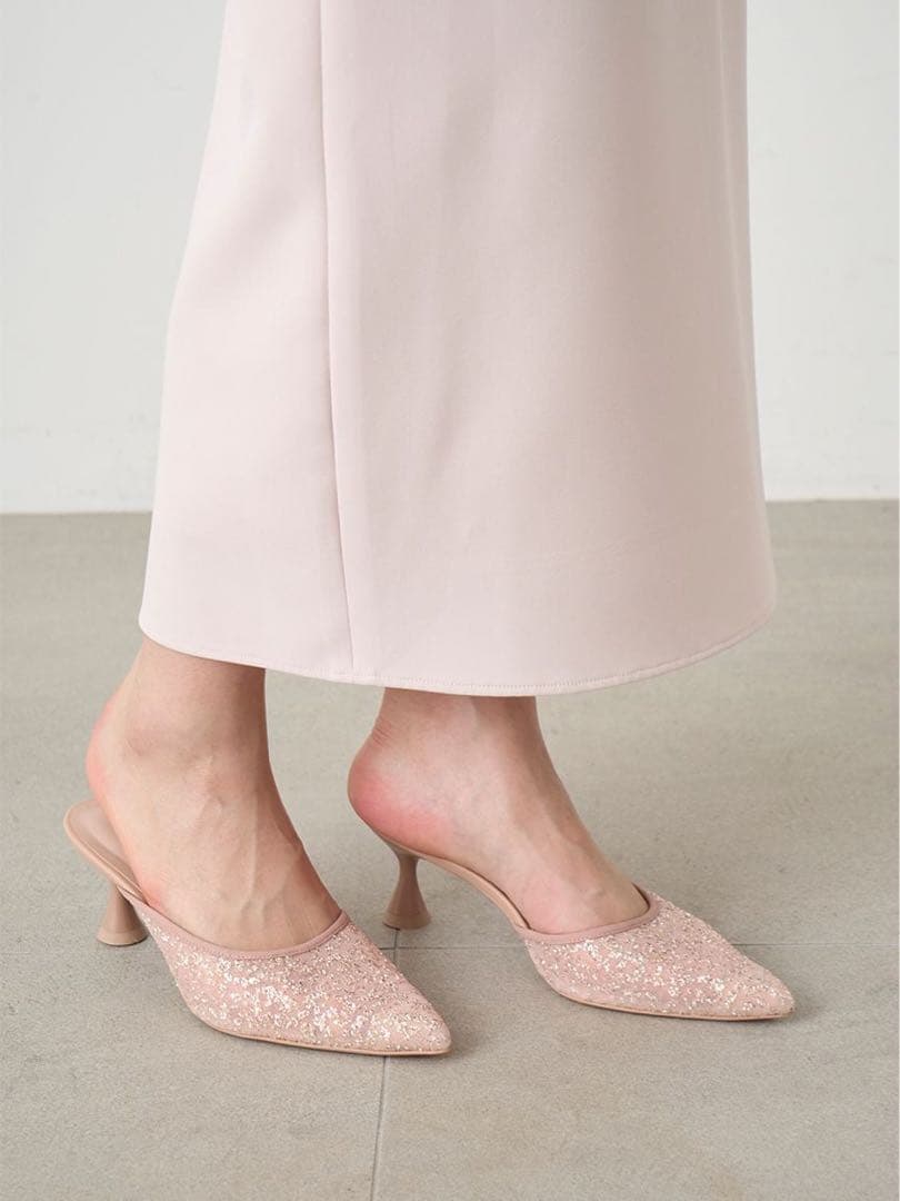 SNIDEL バリエシースルーミュール