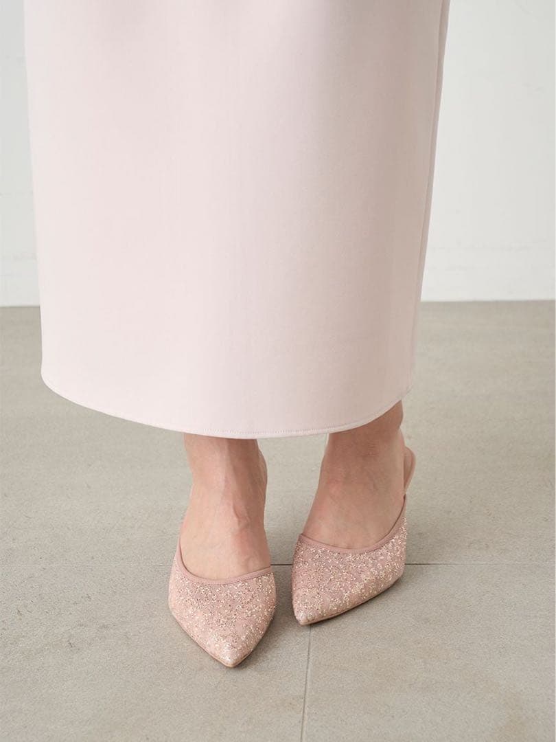 SNIDEL バリエシースルーミュール