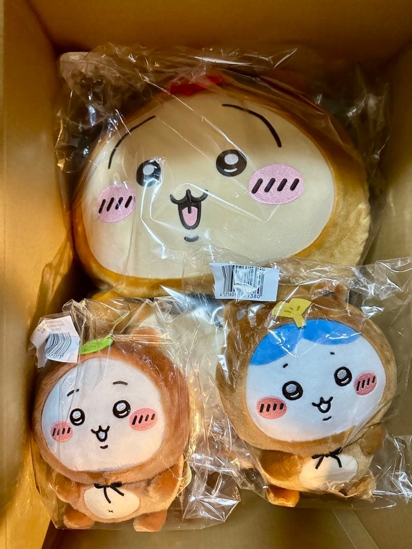 たぬきだもんくじ A賞うさぎ B賞ちいかわ B賞ハチワレ　3点セット