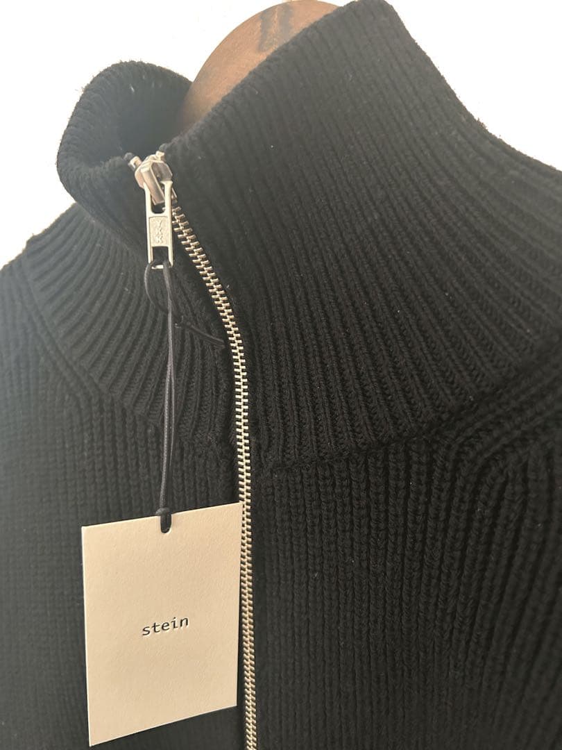 トップス stein OVERSIZED DS KNIT ZIP JACKET