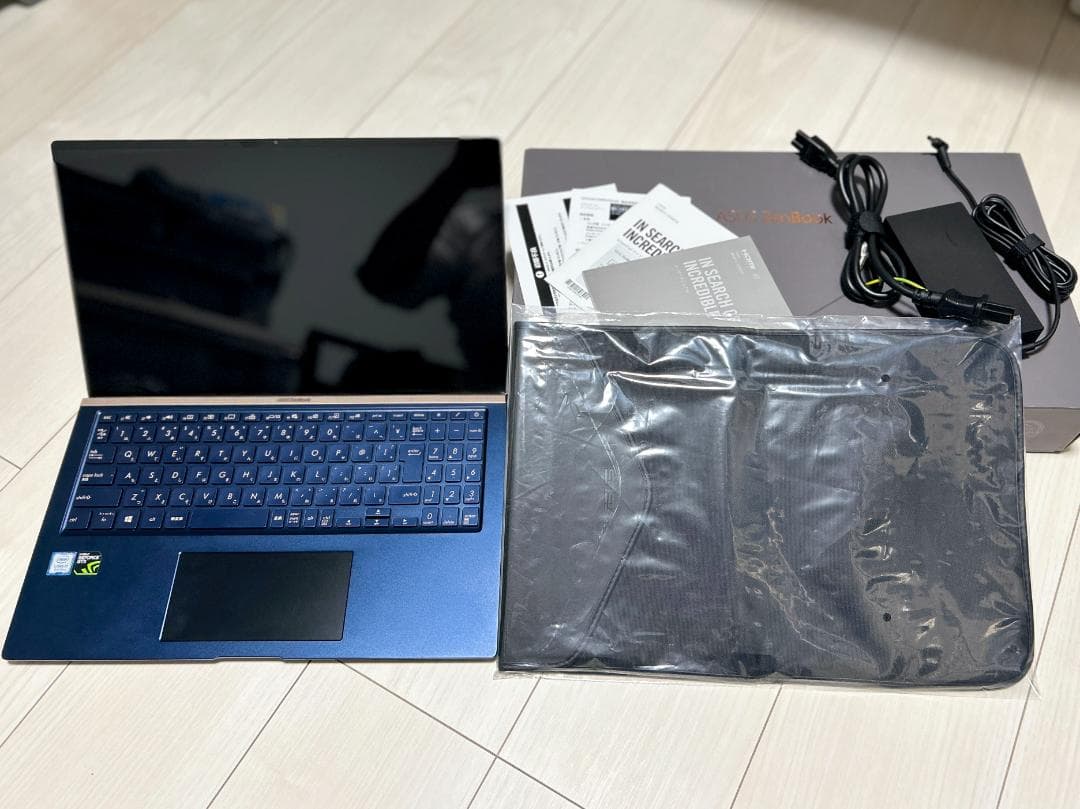 ASUS ノートPC ダークブルー 本体