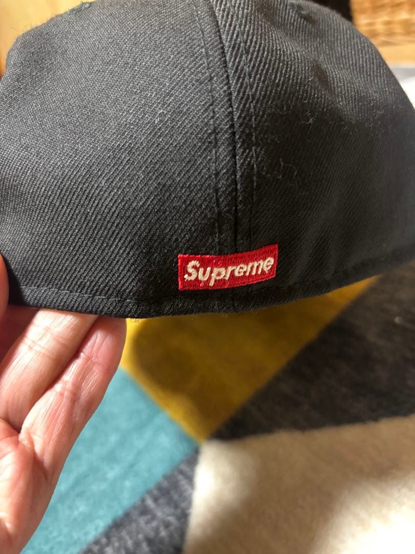 Supreme 59FIFTY ベースボールキャップ 黒 7 1/8 新品