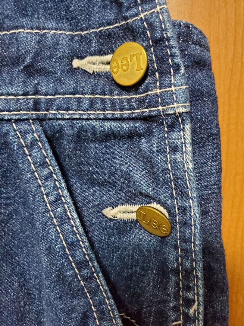 Lee デニムオーバーオール 25年から30年前の物