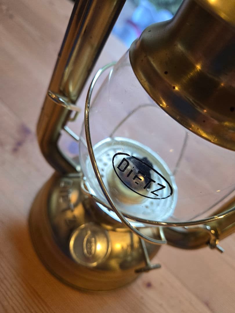 DIETZ 76 ランタン 真鍮製 デイツ ハリケーンランタンブラス