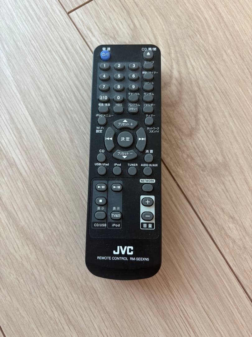 JVC ケンウッド　ミニコンポセット リモコン・アンテナ付き