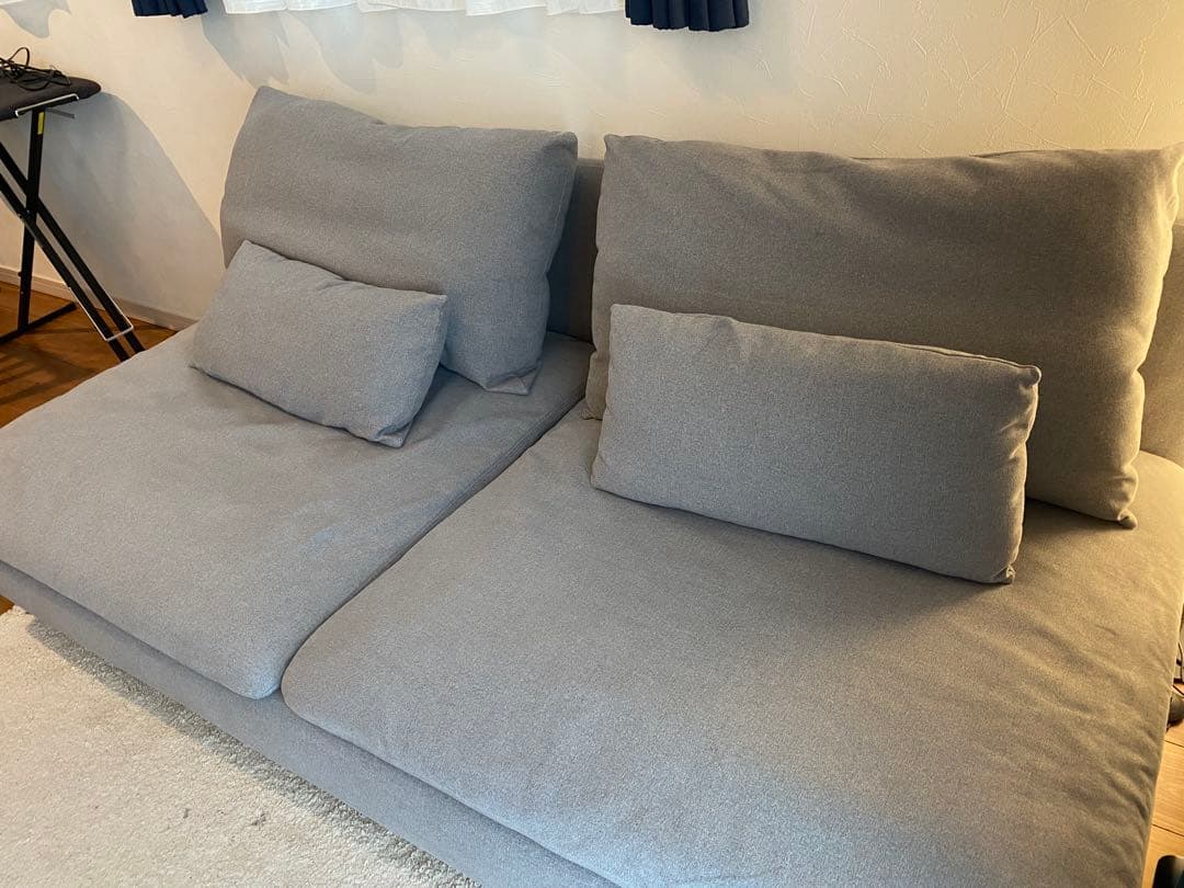【お値引きしました】IKEA ソーデルハムン　3人掛け　ソファセクション