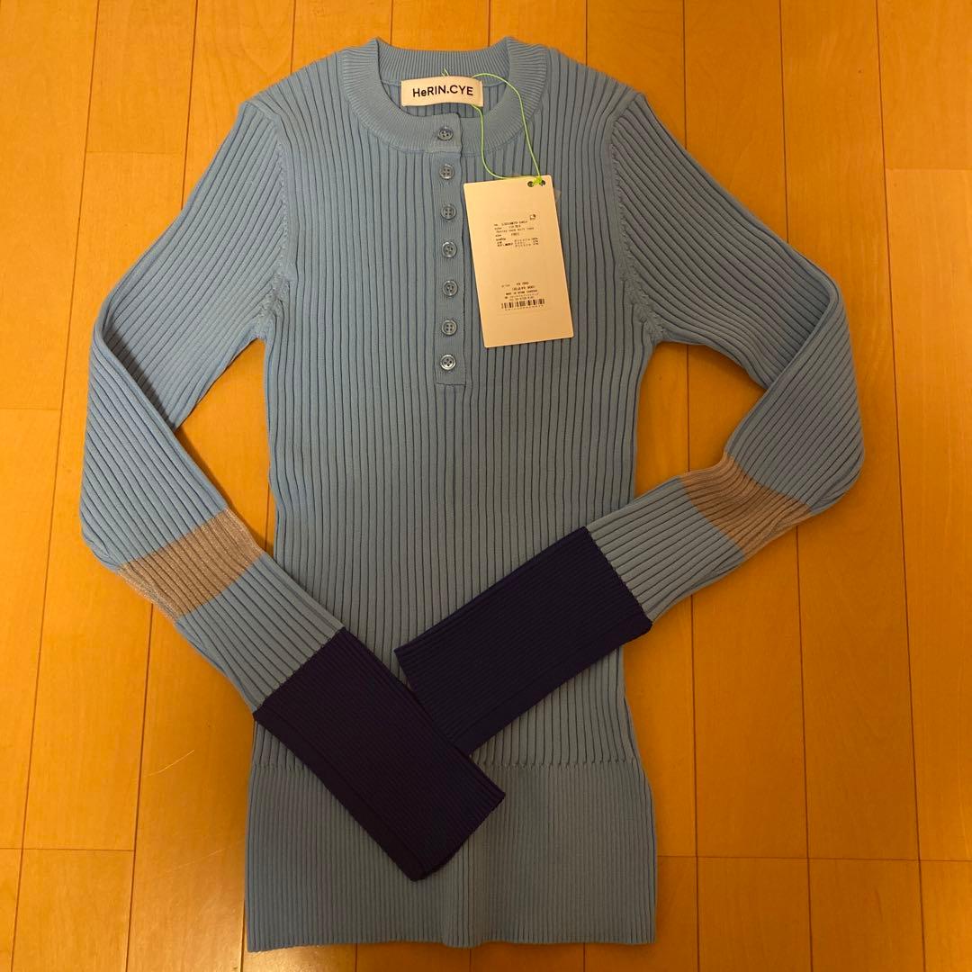 トップス Henly neck knit tops