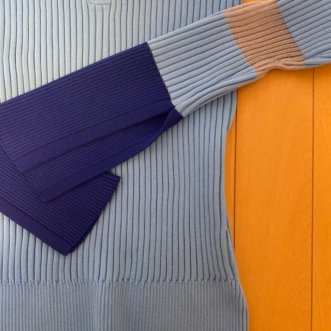 トップス Henly neck knit tops