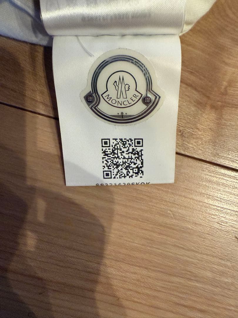 MONCLER フリースロンパース ホワイト