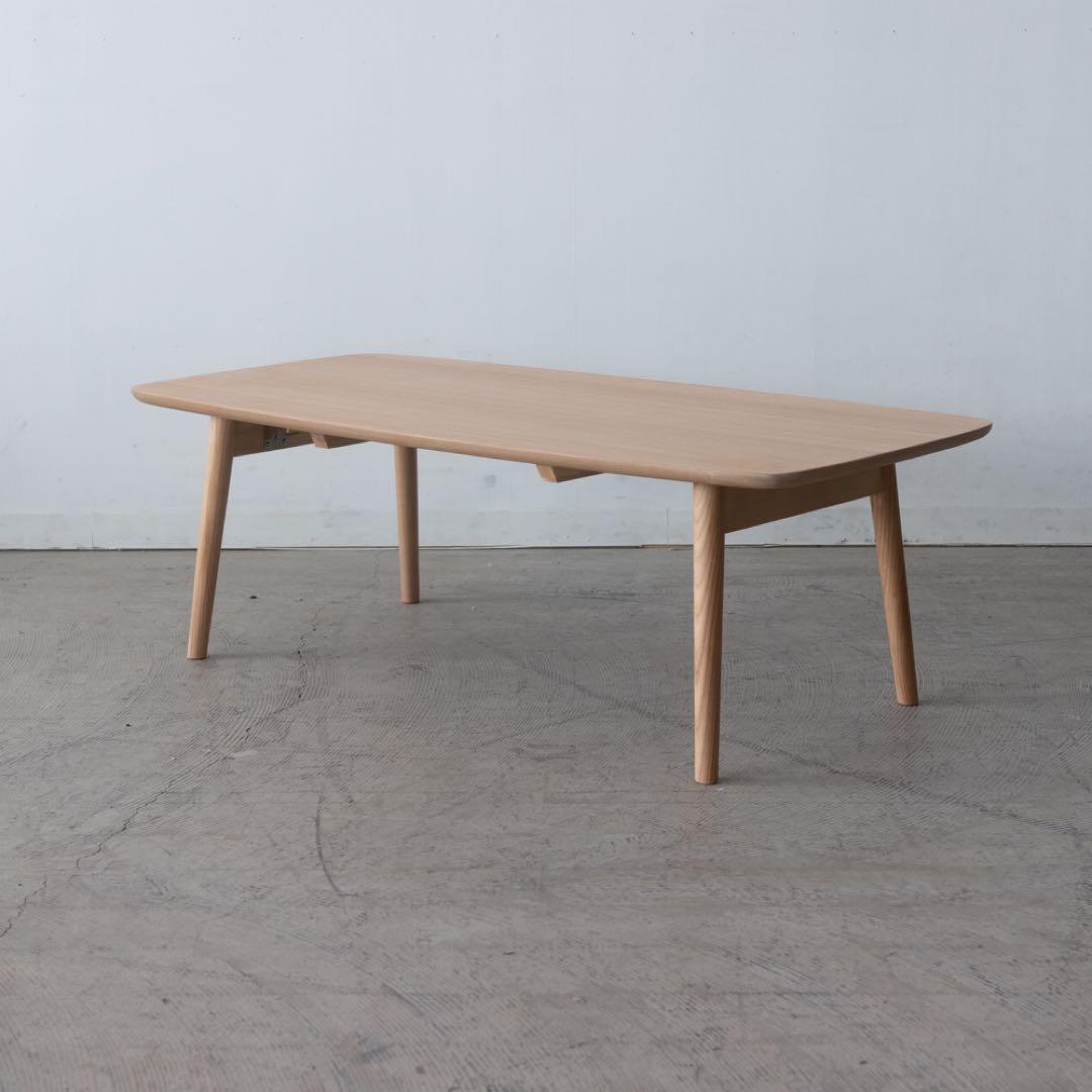 折りたたみテーブル　突板