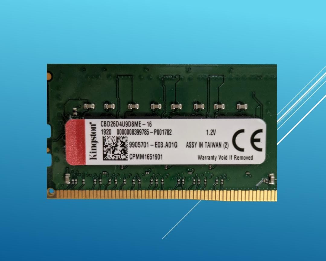 動作確認済みKingston DDR4 32G(16Gx2)/#31B