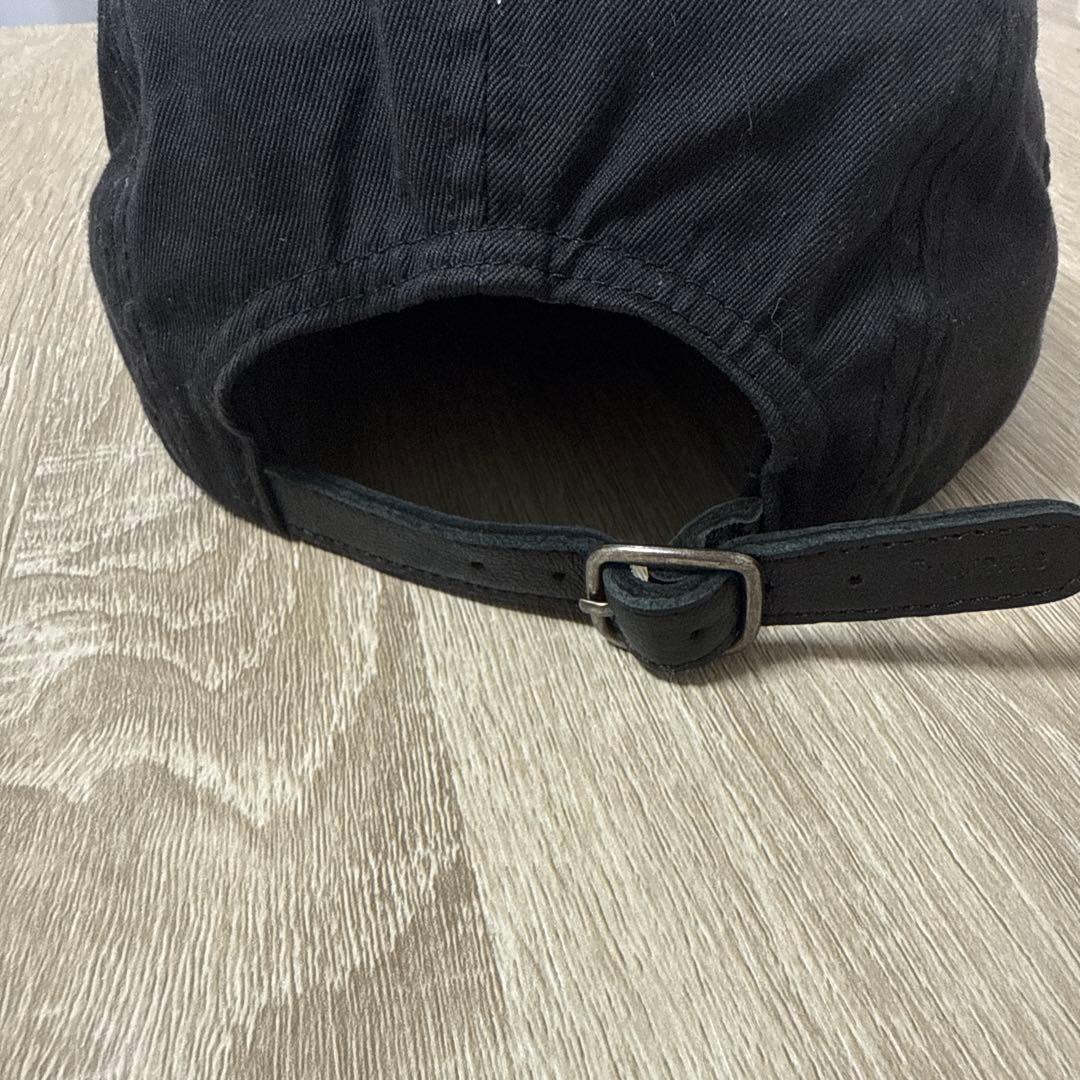 Supreme／WashedChinoTwillCampCap ブラック