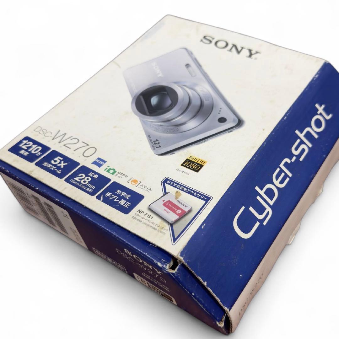 【動作品】SONY Cyber-Shot DSC-W270 デジカメ 元箱付き