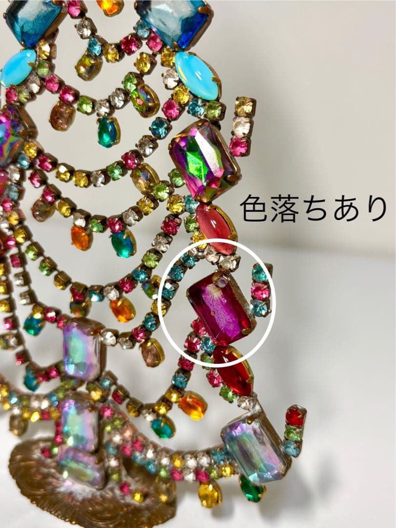 チェコガラス クリスマスツリー　 卓上グラスツリー