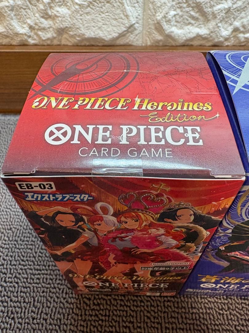 ワンピーカードヒロインズエディション 蒼海の七搩 各1BOX テープ付き 未開封